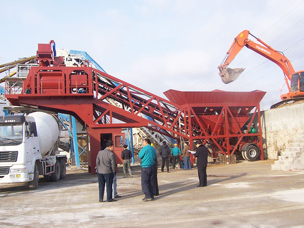 mobile concrete plant