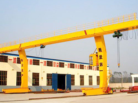 L-type single girder gantry crane for sale