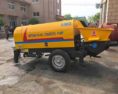 mobile concrete pump