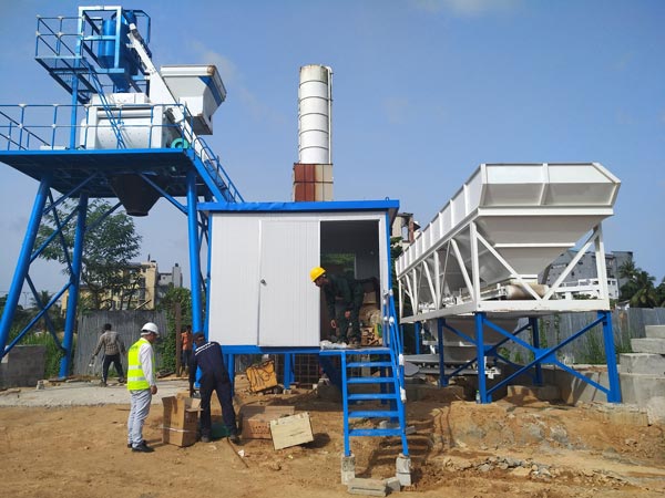 AJ-50 ready mix plant in Sri Lanka