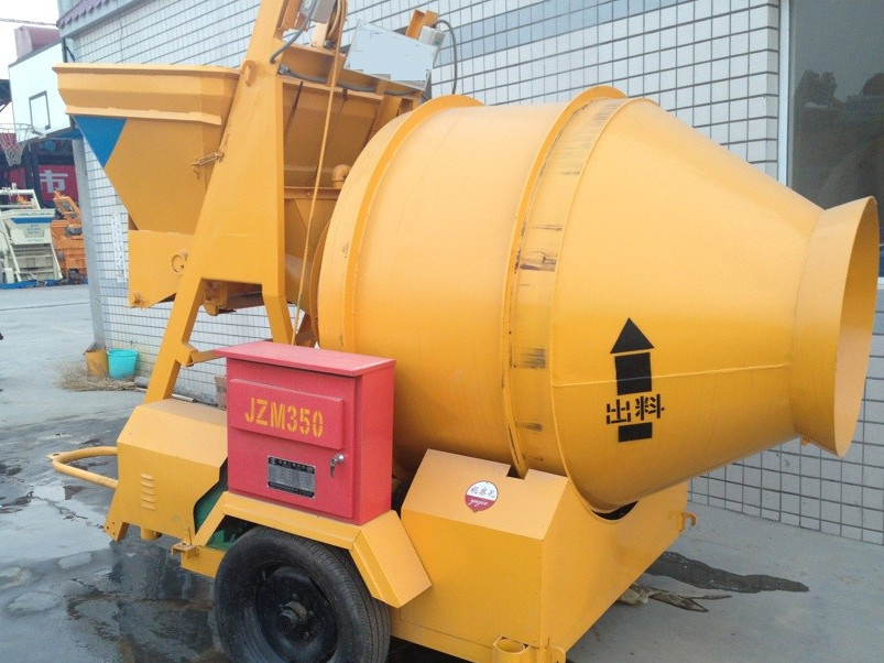 Horizontal Drum Type Concrete Mixer