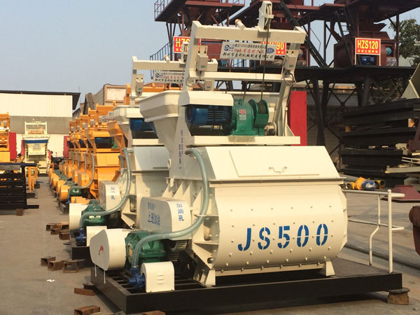 JS500 Horizontal Concrete Mixer