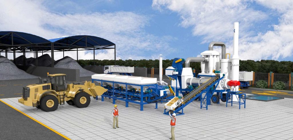 asphalt drum mix plant in AIMIX