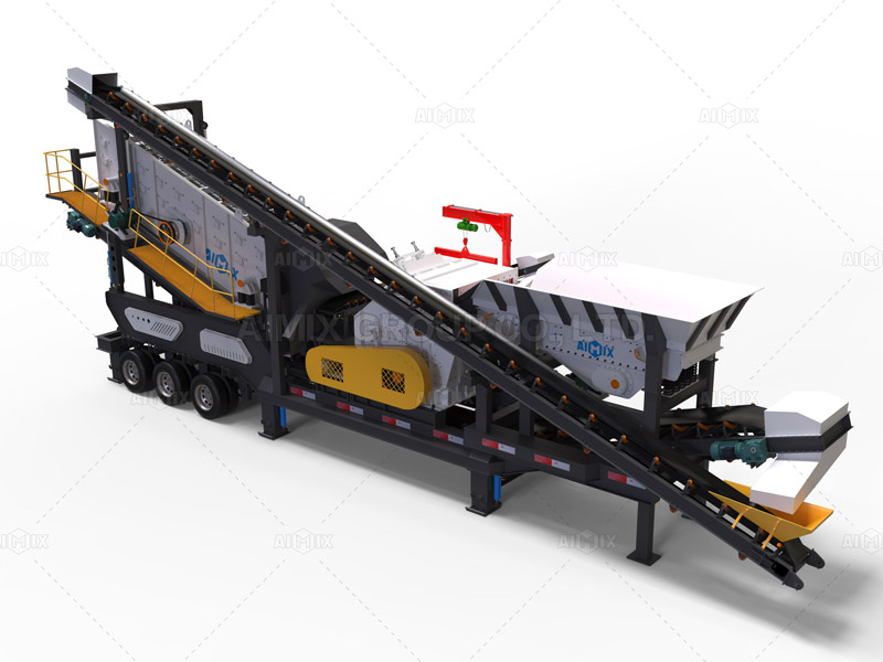 Mobile Wheeled Type Impact Concrete Crusher