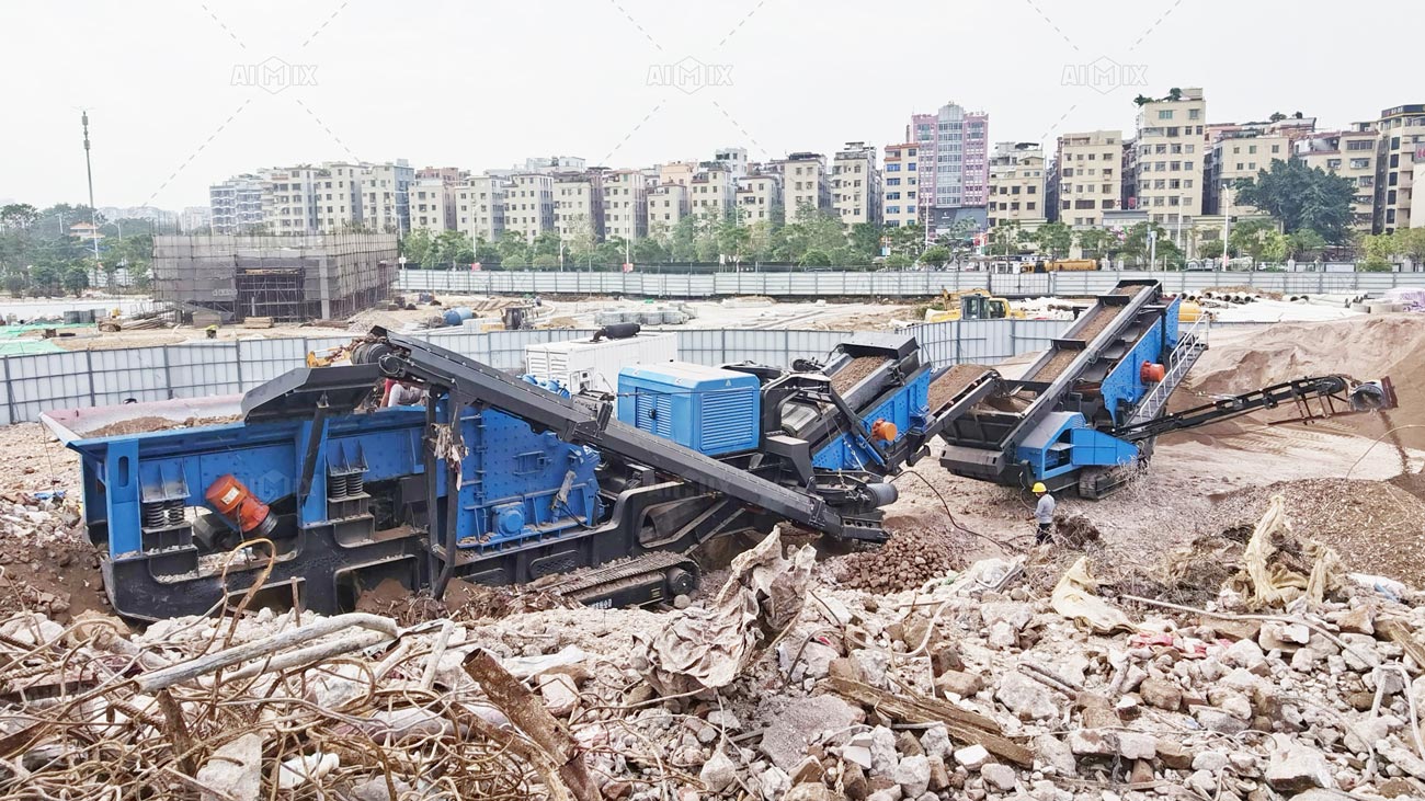 Portable Crawler Concrete Crusher