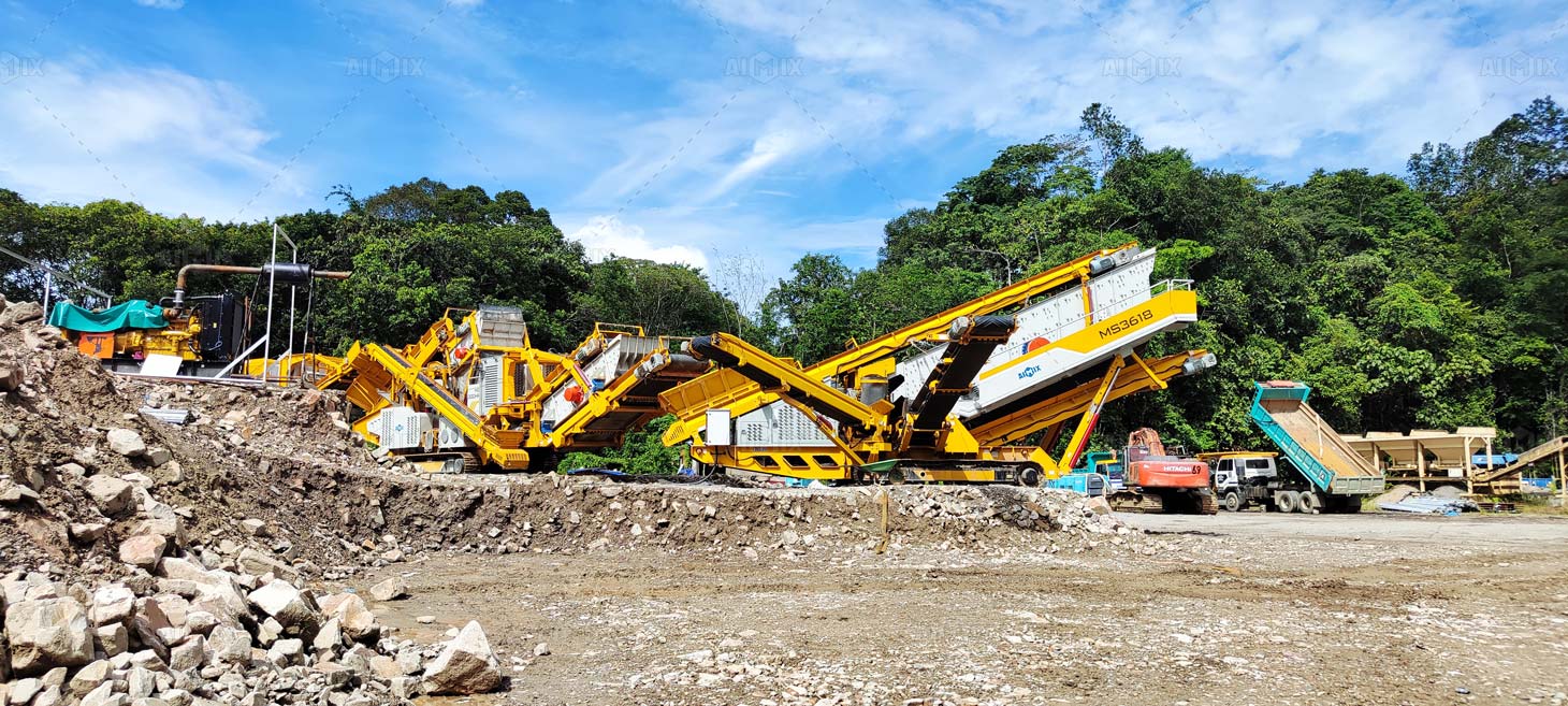 mobile cone stone granite crusher plant in Malaysia