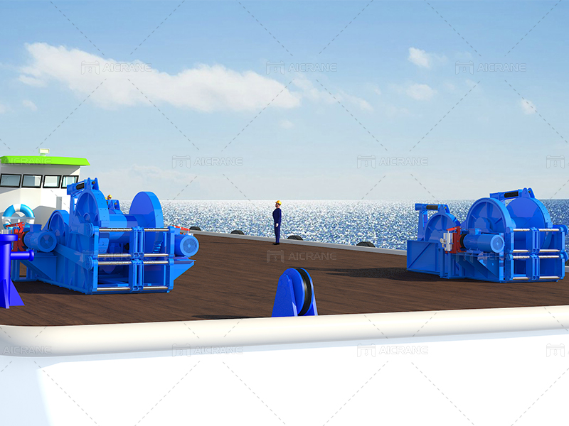 Ship Mooring Winch