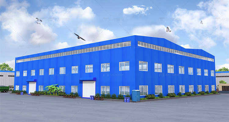 Double Span Steel Structure Factory