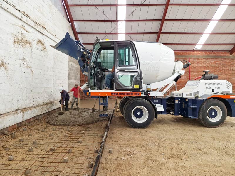 Self-Loading Concrete Mixer for Guatemala