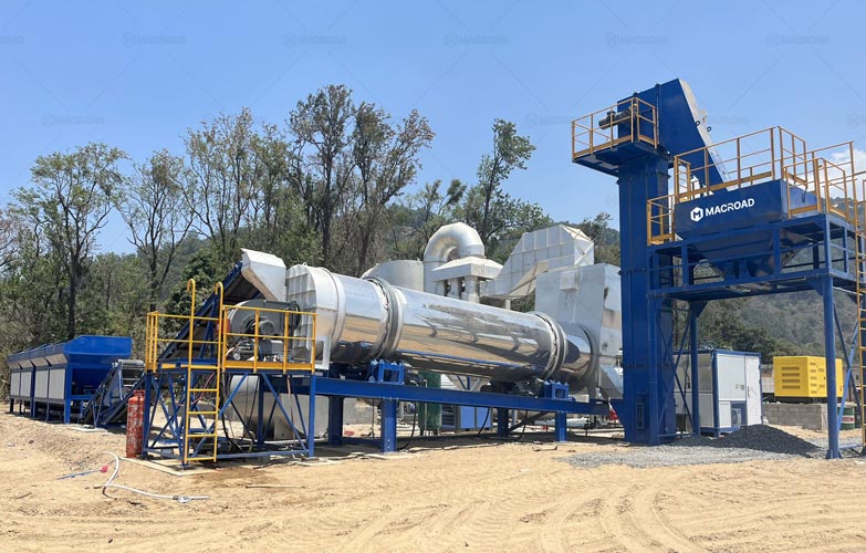 ALT120 Stationary Drum Asphalt Plant in Guatemala