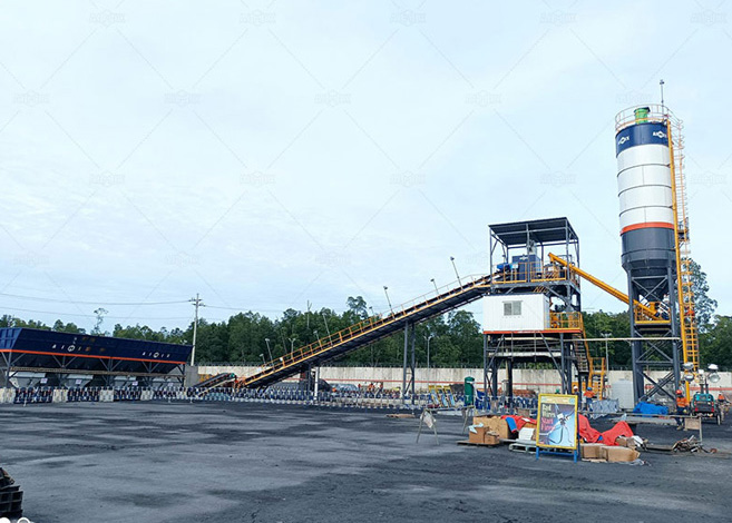 automatic concrete plant for ready mix supply business