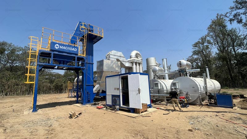 Continuous Asphalt Plant in Guatemala